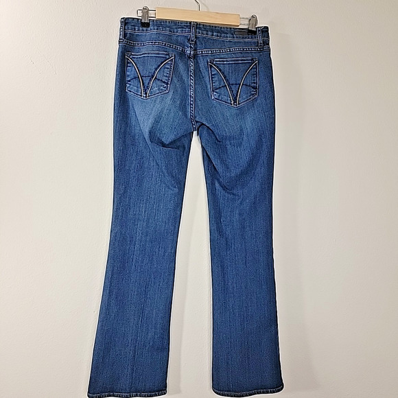 Kut from the Kloth Farrah Baby Bootcut Jeans Women’s Size 10 Blue Stretch Denim - Picture 4 of 8